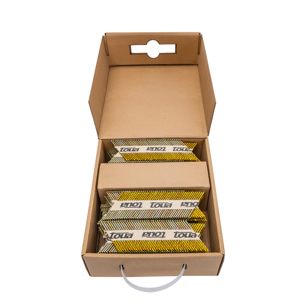 РЕЕЧНЫЕ ГВОЗДИ ПО ДЕРЕВУ ВИНТОВЫЕ ГАЛЬВАНИЗИРОВАННЫЕ TOUA D34 50/63/75/90/100 мм