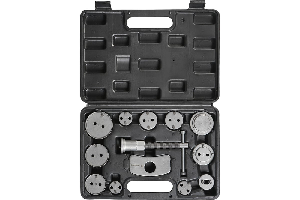 Приспособление для утапливания поршней тормозного цилиндра, набор 13пр., кейс ATBT003 AIRLINE