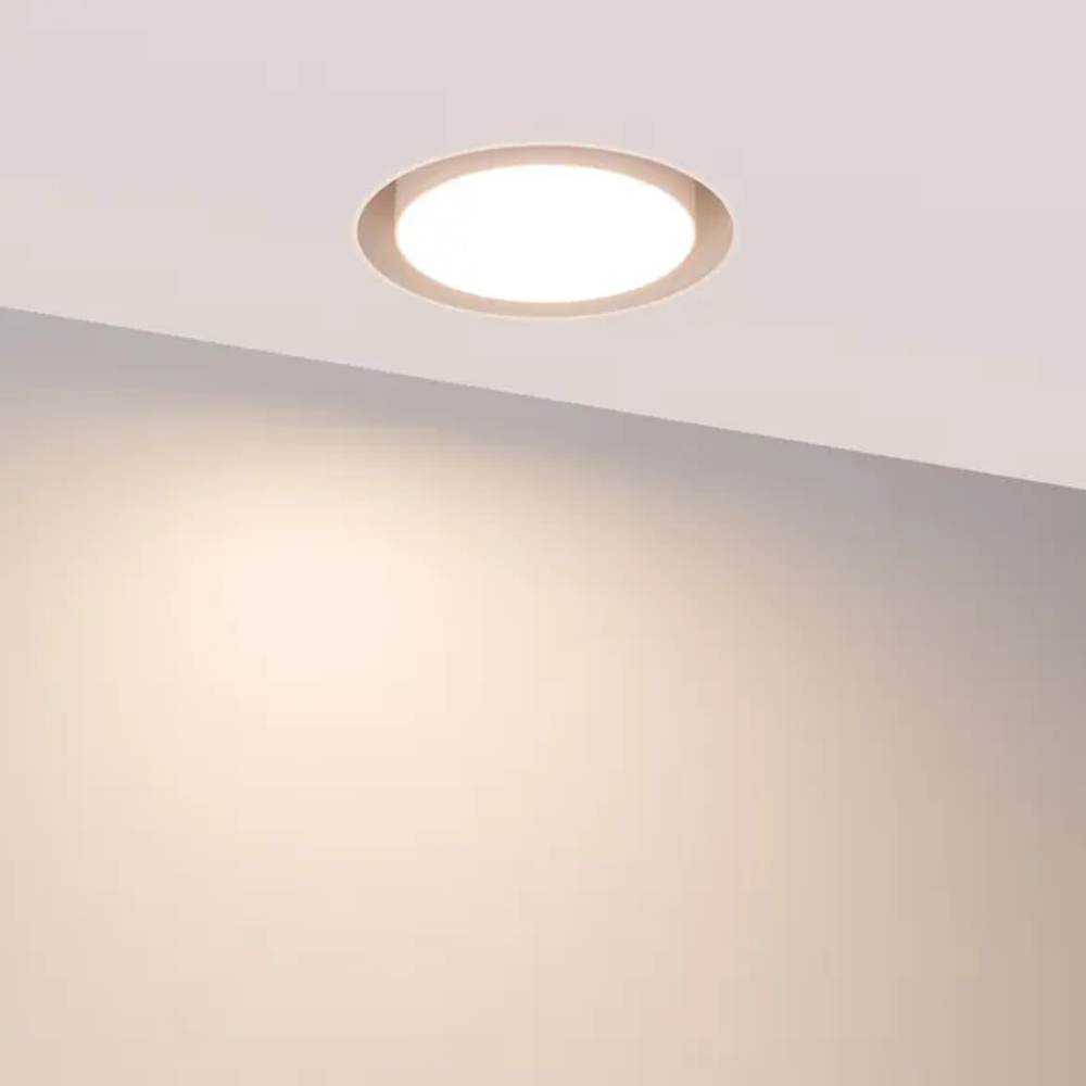 Светильник SP-ARCLOOP-TRIMLESS-D180-20W Day4000-Warm3000 (WH, 120 deg, 230V) (Arlight, Алюминий) 051584