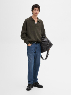 Massimo Dutti Зауженные джинсы, индиго