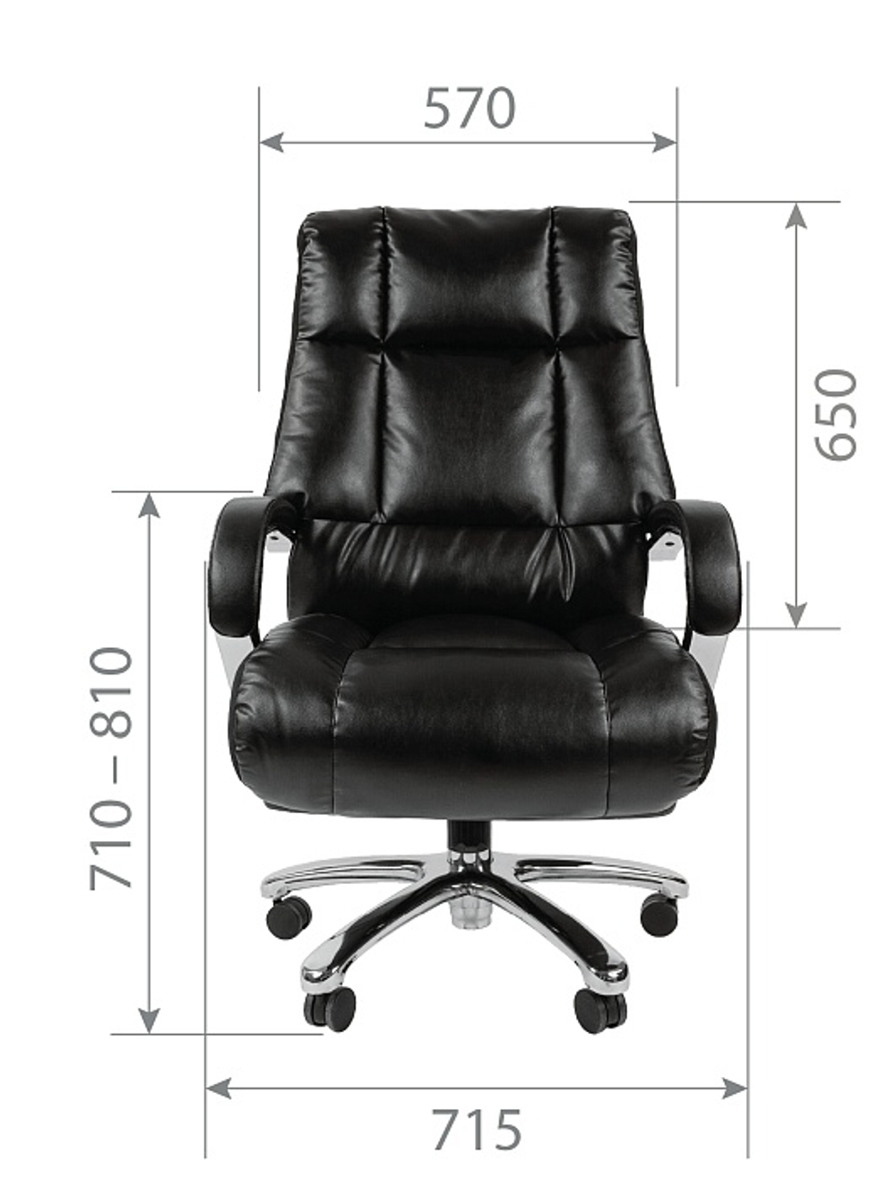 Офисное кресло CHAIRMAN 405 ЭКО, экокожа