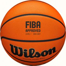 Мяч баск. WILSON Evo Nxt, WTB0965XB, р.7, FIBA Approved, микрофибра, бутил. камера, коричневый