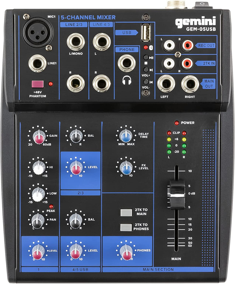 Микшер GEMINI GEM-05USB