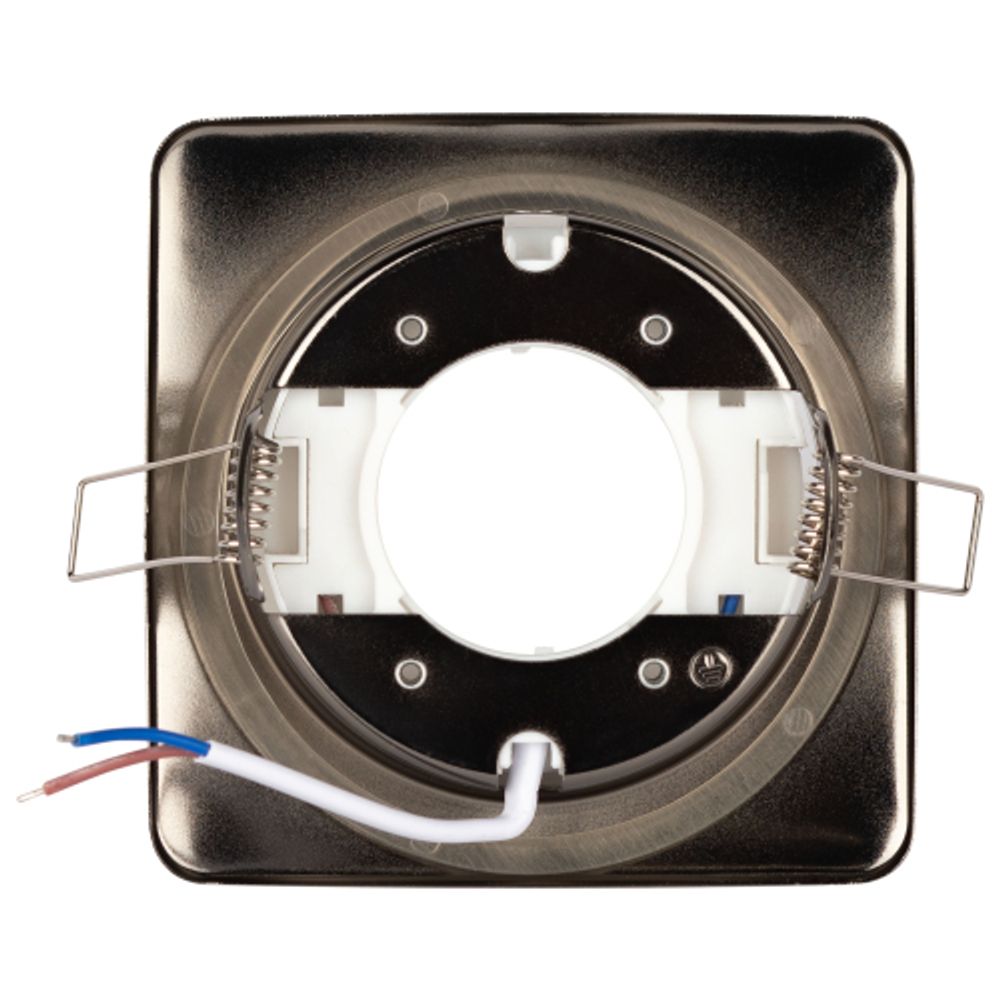 KL71 BK /1 (к) Светильник ЭРА под лампу Gx53 квадр.,220V, 13W,черный металл | Встраиваемые светильники Для ламп GX53