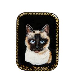 Народные промыслы ШК-95/14-D Шкатулка «Кошка»