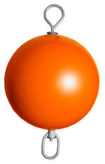 Буй с вертлюгом и рымом 40х75 см., желтый. (10005502)