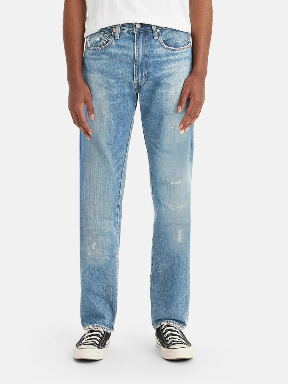 Мужские прямые джинсы Levi's 505 Regular Fit A5878-0005, Сделано в Японии
