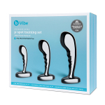 Набор стальных стимуляторов простаты 8,3; 10,3; 13см b-Vibe Stainless Steel P-Spot Training Set BV-054