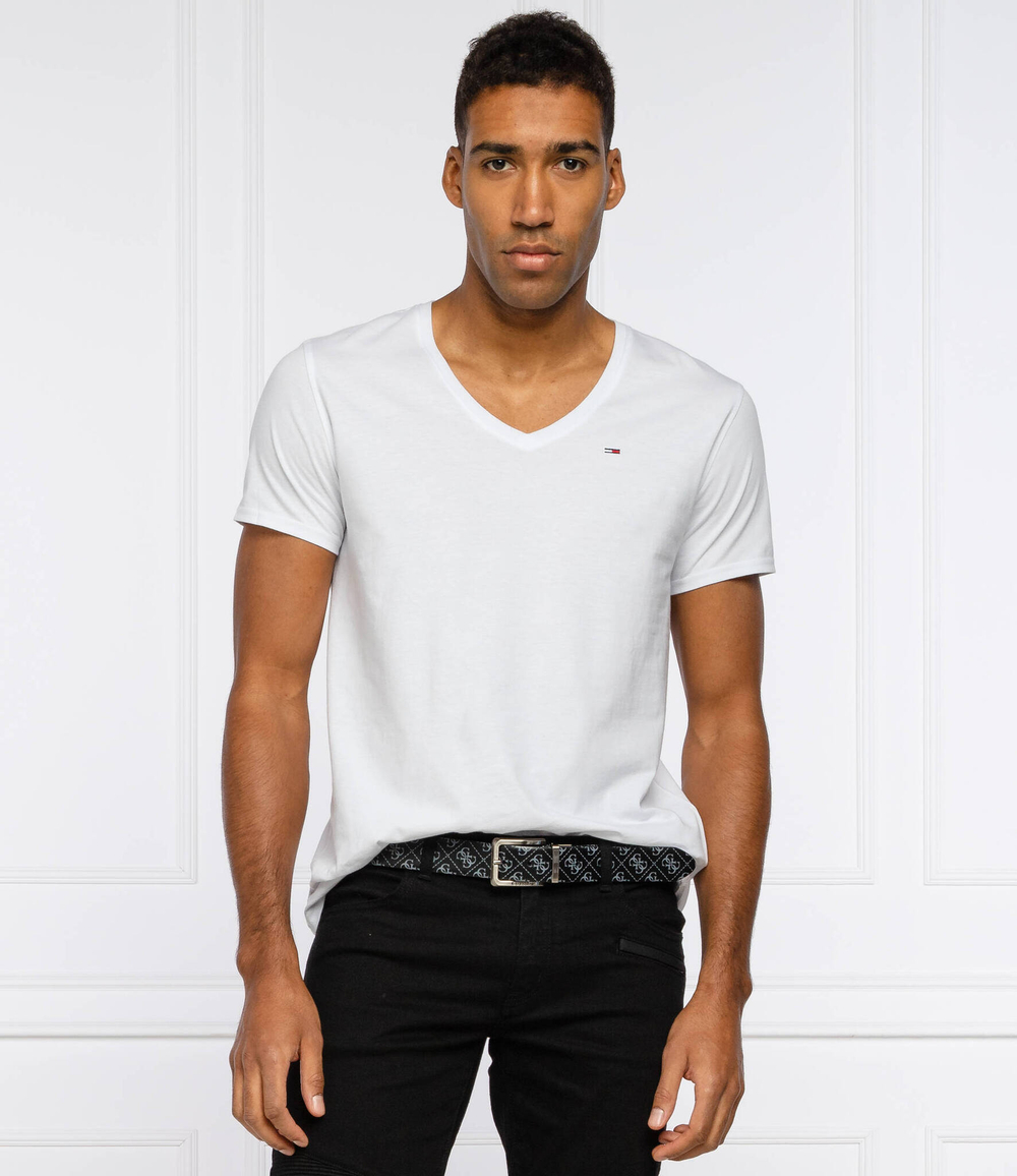 футболка tjm original jersey Tommy Jeans - белый(DM0DM04410)