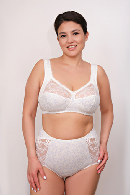 1102/C бюстгальтер "Молоко с голубым"