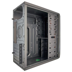 Exegate EX278402RUS Корпус Miditower Exegate XP-329S Black, ATX, &lt;без БП&gt;, 2*USB, Audio