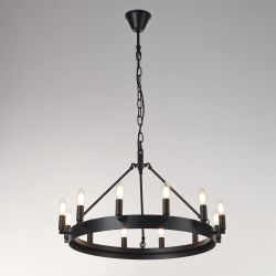 Citilux Смитсон CL470112 Люстра замковая подвесная Чёрная