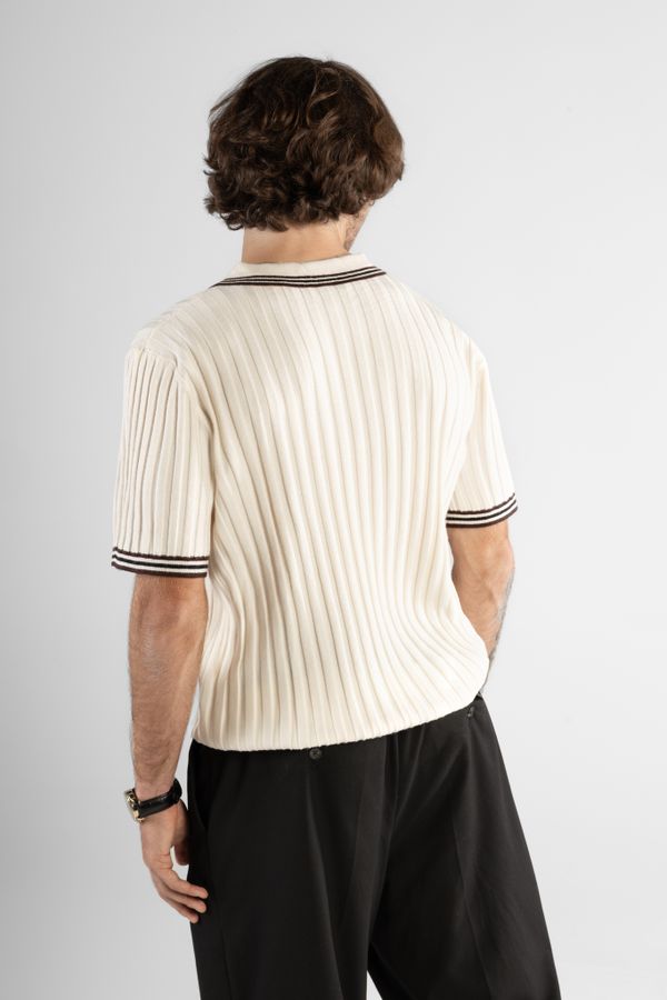 Поло Basic бежевое - фото 3