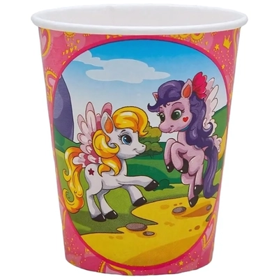 Набор бумажных стаканов «Волшебные Пони» (250 мл. 6 шт.) флоупак