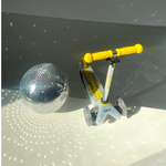 Самокат Mini Micro Deluxe Flux LED неоновый желтый