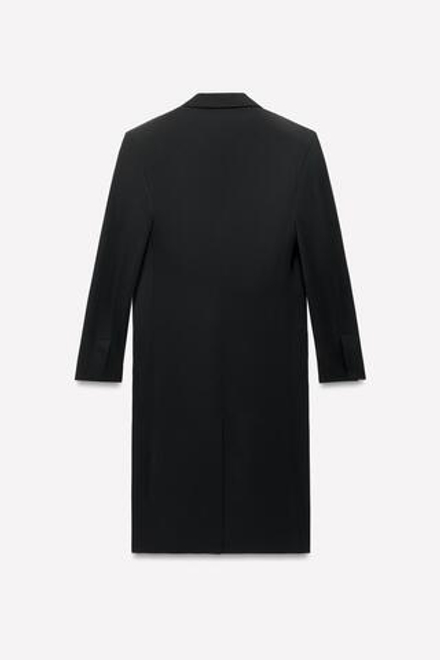 ZARA X LUDOVIC DE SAINT SERNIN КЛАССИЧЕСКОЕ ПАЛЬТО, ЧЕРНЫЙ