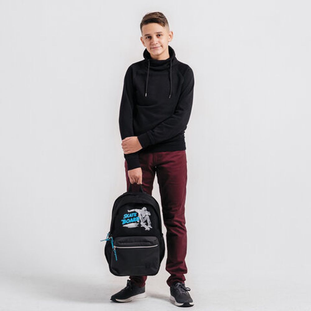 Рюкзак BRAUBERG FASHION CITY универсальный, "Skateboard", 46х31х15 см, 229969