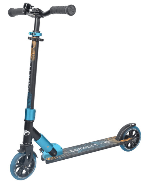 Самокат Tech Team COMFORT 145R (2021) Синий 1/4
