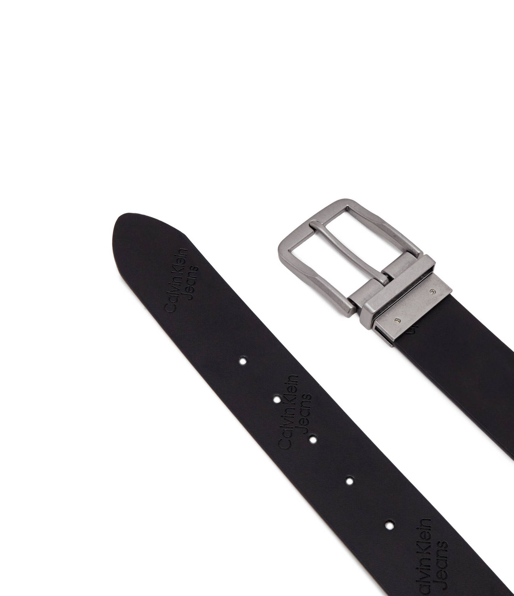 Двухсторонний кожаный ремень CALVIN KLEIN JEANS - черный(K50K511147)