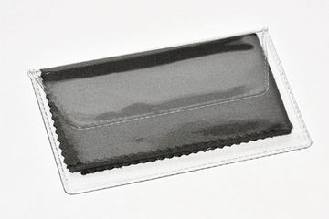 Салфетка микрофибра 15х18(серая)  в  упаковке.