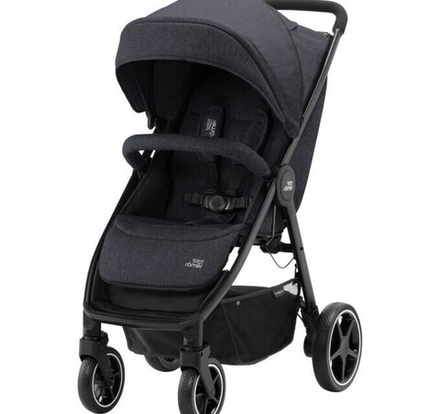 Прогулочная коляска Britax Roemer B-Agile M, Black Shadow, черный