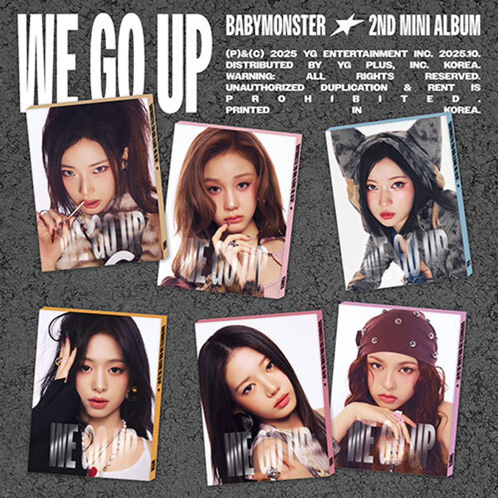 Альбом BABYMONSTER - 2nd MINI ALBUM WE GO UP (PATTERN Ver.)