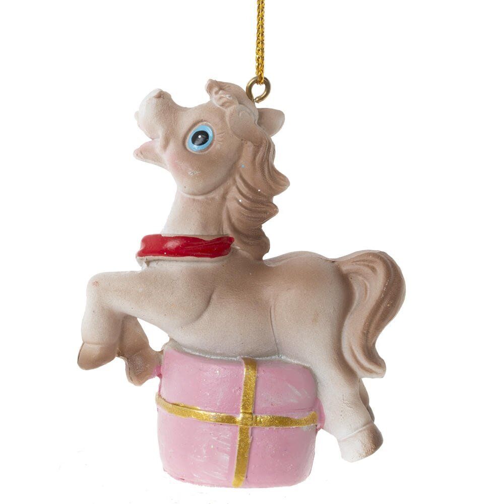 GAEM Фигурка декоративная подвесная "Лошадка", L6 W3 H8 см, 6в.