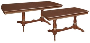 Стол Нарцисс (бук/тон Орех с золотой патиной) 1000х1600(2000/2400)