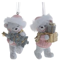 GAEM Изделие декоративное подвесное "Медвежонок", L5 W4 H8,5 см, 2в.