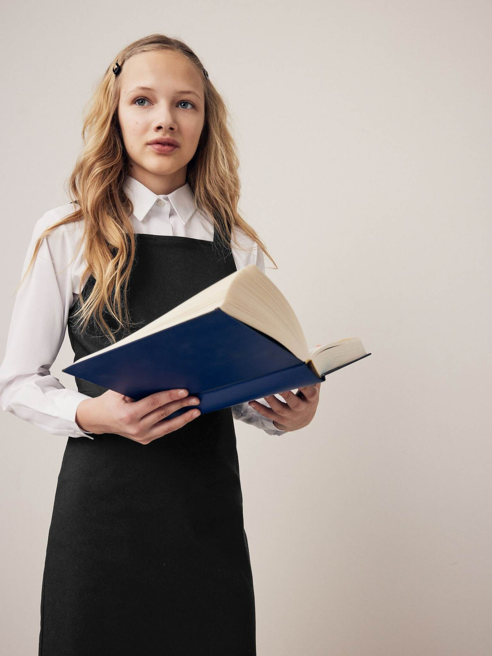 Сарафан школьный для девочки Next Q76-910, Черный