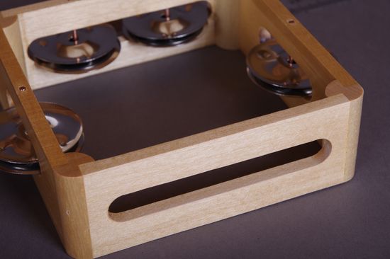 MS-RZ-TB-02 Тамбурин из массива березы д.15см, Мастерская Сереброва