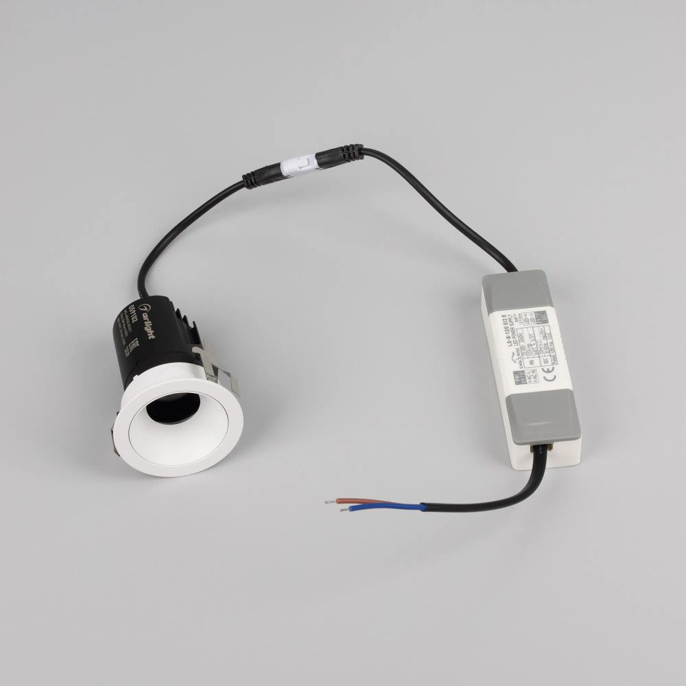 Светильник MS-ARADO-BUILT-R45-5W Warm3000 (WH-WH, 36 deg, 230V) (Arlight, IP20 Металл, 5 лет) 059102