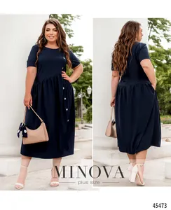Платье 8-311-Синий Minova
