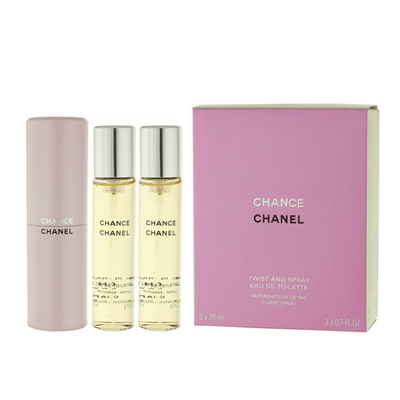 Chanel Chance EDT plnitelný 20 ml + EDT náplň 2 x 20 ml W 60 ml
