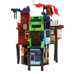 Конструктор блочный Аусини Дом 557дет., коробка 25841