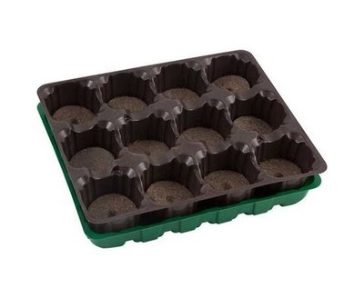 Набор для рассады "Умный огород" с торфяными таблетками (41мм) 12 ячеек