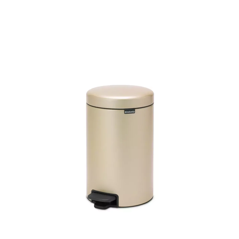 Brabantia - NewIcon Контейнер для мусора Gold Metalic, 12 л. / артикул   304446  / GTIN 8710755304446