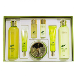 Deoproce Premium Greentea Total Solution Skin Care 4 Set бьюти-набор уходовых средств с экстрактом зеленого чая