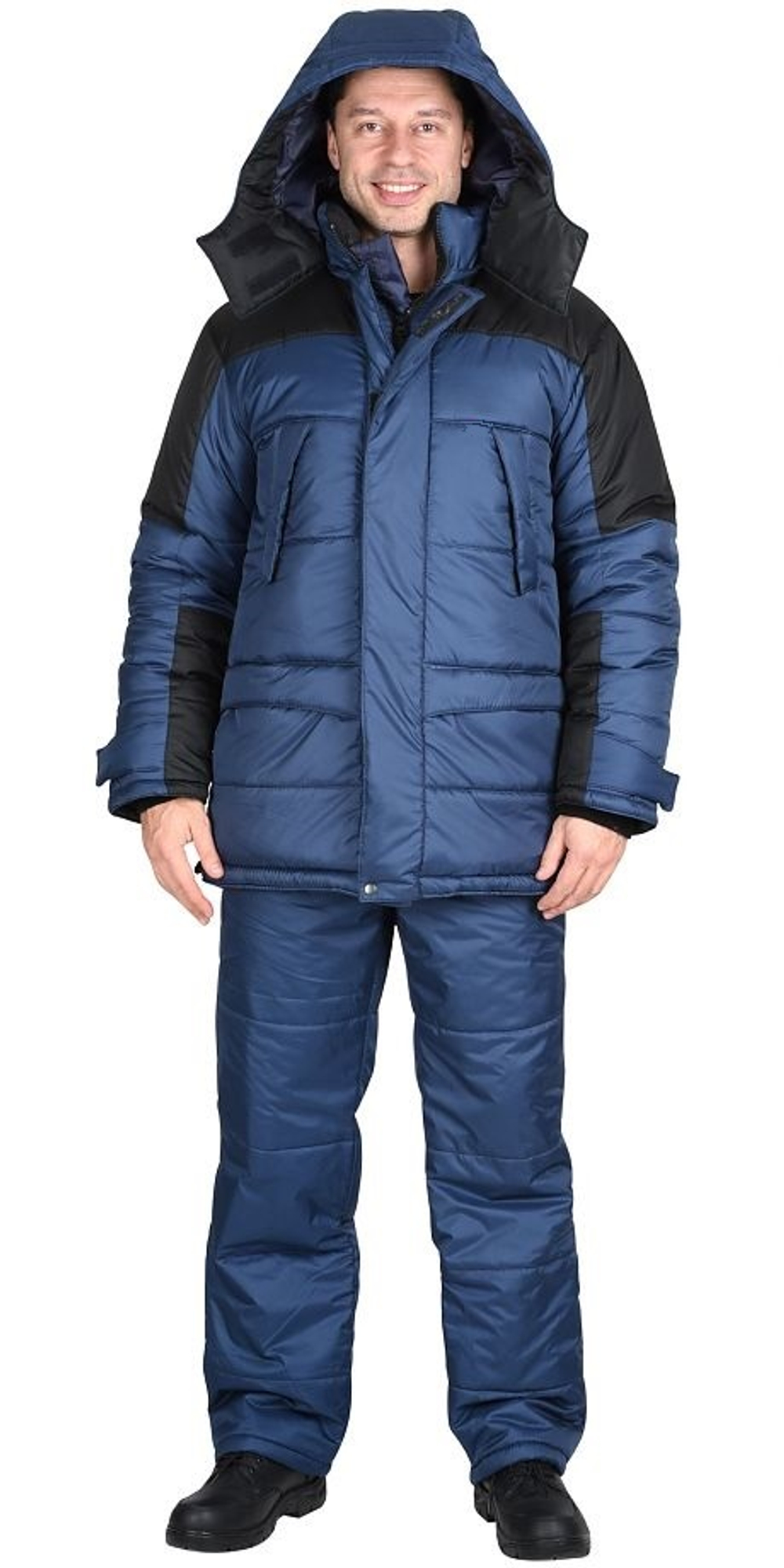 Костюм Синий с черным куртка, брюки