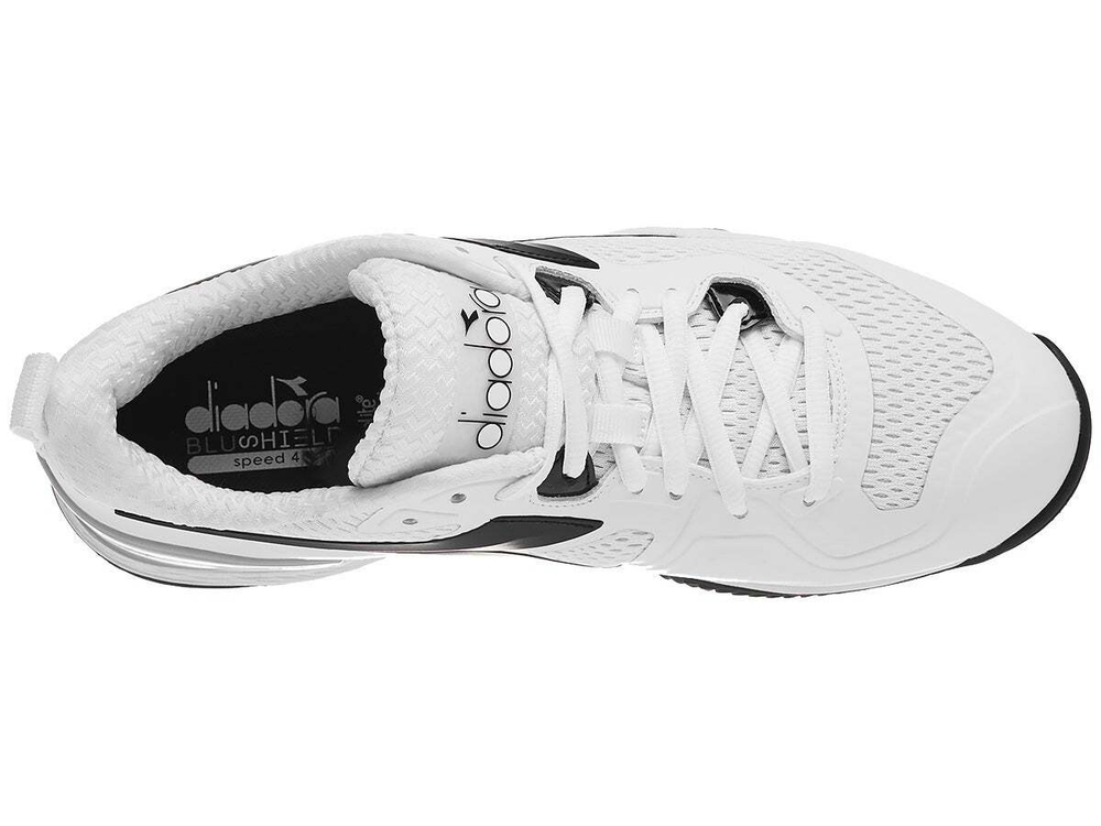 Женские теннисные кроссовки Diadora Speed Blueshield 4 W Clay - white/black