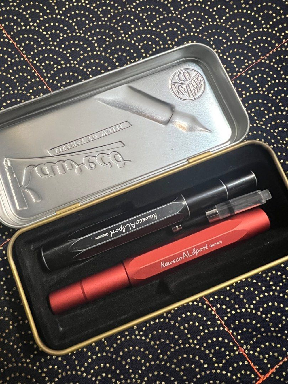 Перьевая ручка Kaweco AL Sport Deep Red F (10001562) 0.7 мм красный корпус