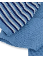 Детская шапка с шарфом для мальчика на весну и осень