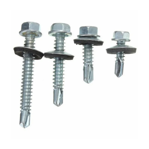 Саморез кровельный цинк 4,8х29 с шайбой сверло