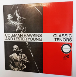 Винтажная виниловая пластинка LP Coleman Hawkins And Lester Young Classic Tenors (Japan 1975)