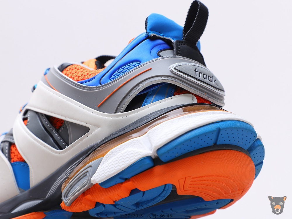 Кроссовки Track Trainers White/Orange/Blue