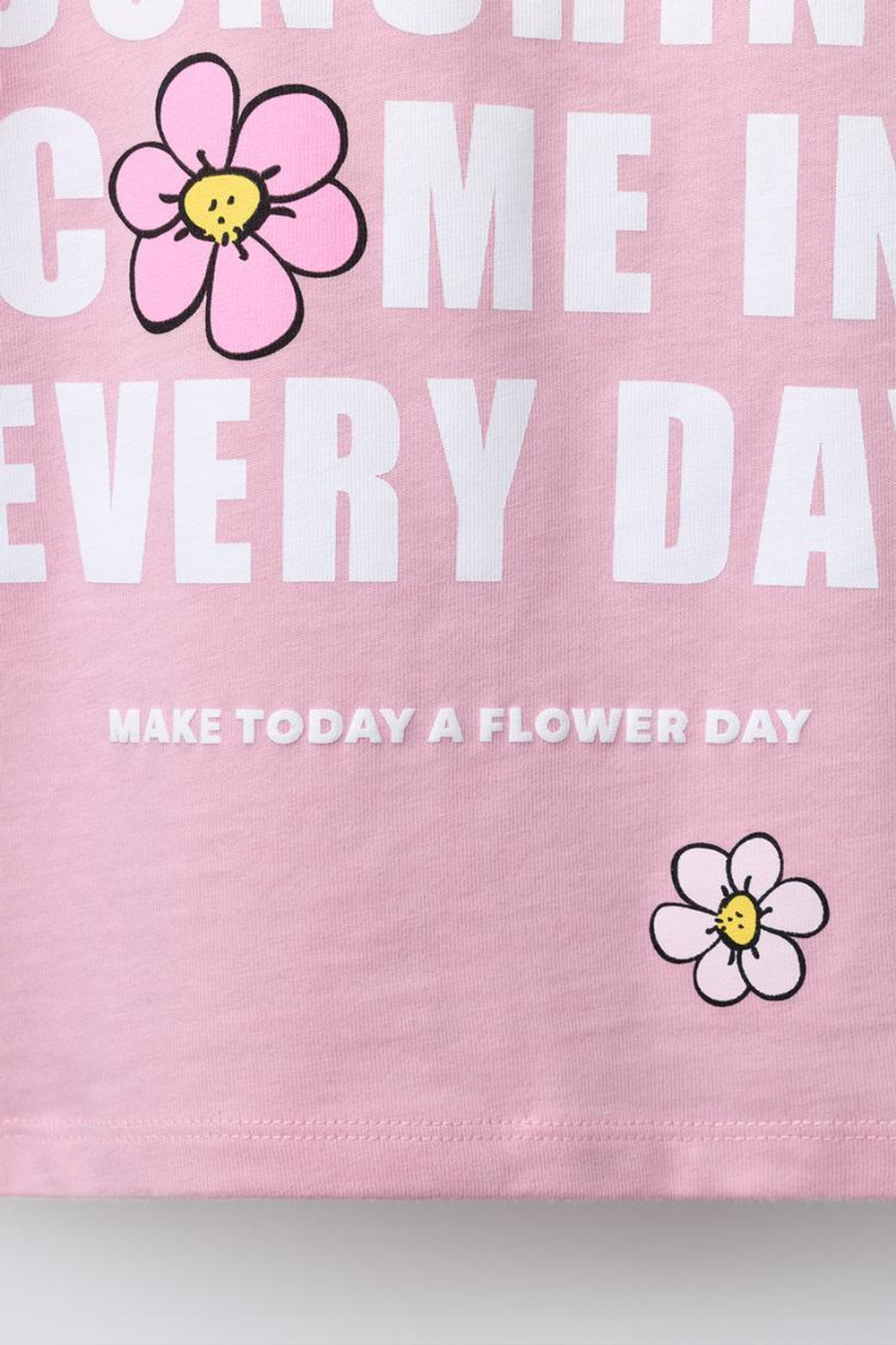 ZARA ФУТБОЛКА С ПРИНТОМ THE SMURFS ™, ЛИНЯЛЫЙ РОЗОВЫЙ