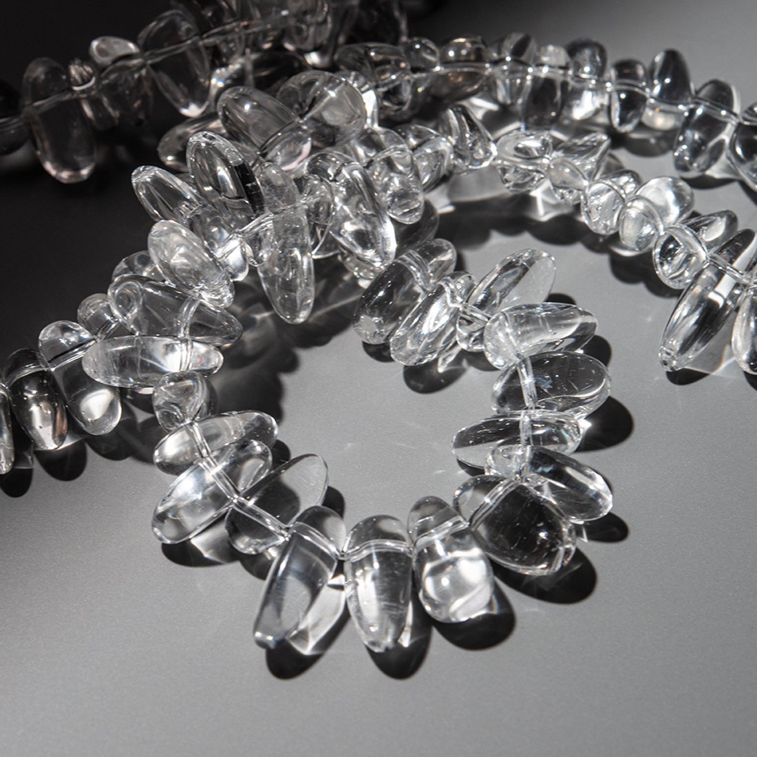 Горный хрусталь натуральный, перышки, фриформ, 10-18*3-8мм