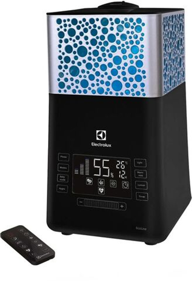 Увлажнитель воздуха ультразвуковой Electrolux EHU-3710D,  5л,  черный/серебристый