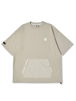 Футболка с нашивным карманом