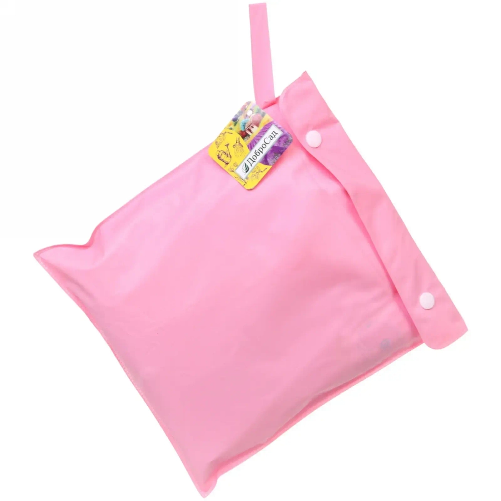 Дождевик-плащ детский «Рокки-Динозаврик» с капюшоном, рукава на резинке, цвет розовый, размер L(68*50см) ДоброСад